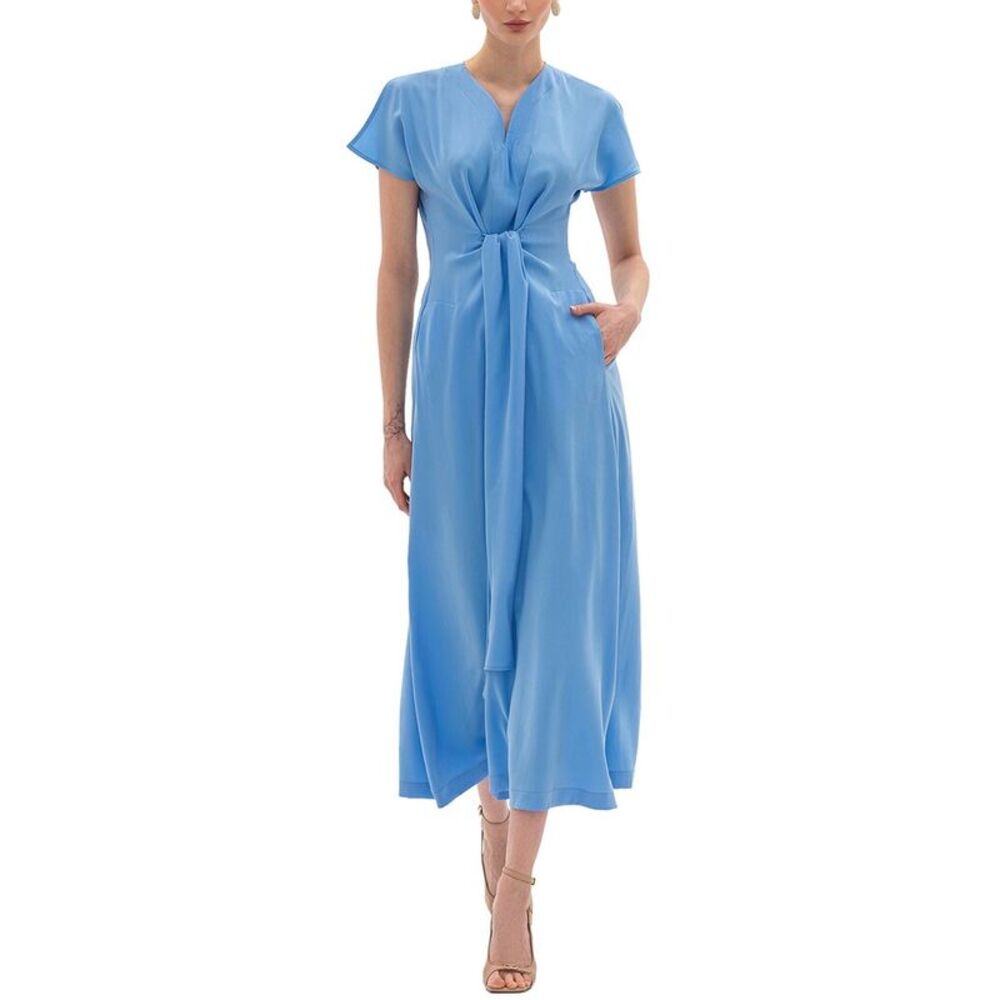Bgl Womens  Midi Dress, Blue